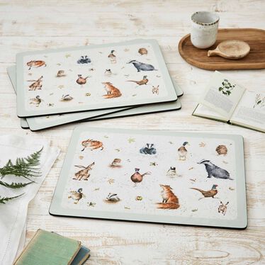 Wrendale Designs Set of 4 Large Placemats
